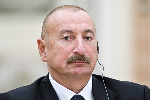 TURKMENISTAN, BALKAN PROVINCE - OCTOBER 9, 2026: Azerbaijan s President Ilham Aliyev attends an expanded meeting of the CIS Council of Heads of State in Turkmenbashi Turkmenistan  - ZUMAt113 20261009_zaa_t113_191 Copyright: xSergeixBobylevx