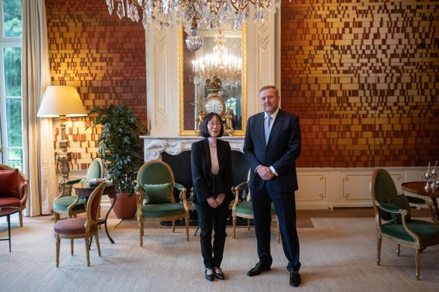 Den Haag, The Netherlands, 2026-10-09 12:29:51 THE HAGUE, 09-10-2026, Huis ten Bosch Palace. King Willem Alexander received in audience Ms. Tomoko Akane, President of the International Criminal Court (ICC), based in The Hague, at Huis ten Bosch Palace in The Hague. PHOTO: NLBeeld POOL Frank van Beek Credit: NL Beeld Patrick van Emst  Copyright: xx x
