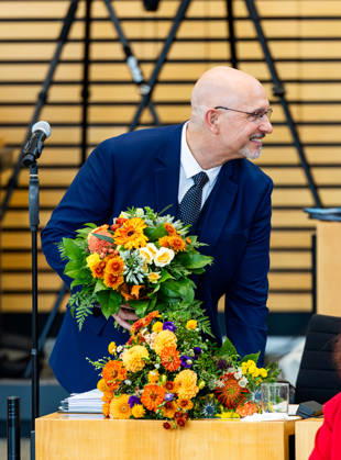 09.10.2026, GER, News Politik, 8.Wahlperiode, 58.Plenarsitzung im Plenarsaal Thüringer Landtag, Wahl zum Vizepräsidenten des Thüringer Landtag Steffen Quasebarth (Thüringen.Gerecht) wird im zweiten Wahlgang zum Vizepräsidenten des Thüringer Landtag gewählt 99096 Erfurt Thueringer Landtag Thüringen Deutschland