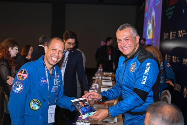 Astronauts meet visitors at autograph session during International Astronautical Congress ANTALYA, TURKIYE - OCTOBER 09: Astronauts from various countries meet visitors during an autograph session on Public Day of the 77th International Astronautical Congress (IAC 2026) at the NEST Congress Center in Antalya, Turkiye, on October 09, 2026. Organized by the International Astronautical Federation (IAF) under the coordination of the Ministry of Industry and Technology and hosted by the Turkish Space Agency (TUA) and SAHA Istanbul, the congress opens its doors to the public on its final day. Muhammed Abdullah Kurtar Anadolu Antalya Turkey. Editorial use only. Please get in touch for any other usage.  Copyright: x2026xAnadoluxMuhammedxAbdullahxKurtarx