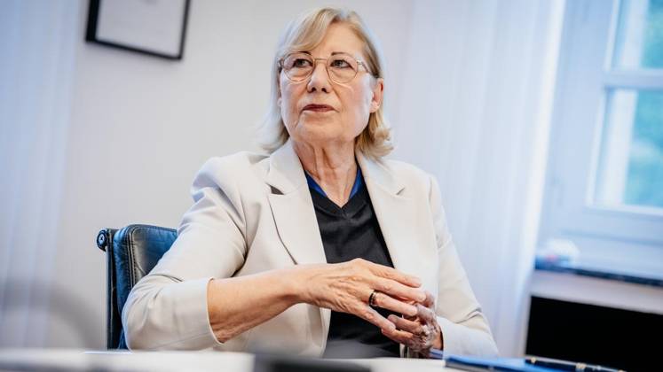 Krupp-Stiftungschefin Ursula Gather im Interview. Lange Zeit hat sich Ursula Gather, die Chefin der Krupp-Stiftung, nicht mehr zum Konzern Thyssenkrupp geäußert. Jetzt spricht sie im exklusiven Interview. Am 09.10.2026 in Essen ** NUR FÜR REDAKTIONELLE ZWECKE ** EDITORIAL USE ONLY **<p>Krupp-Stiftungschefin Ursula Gather im Interview. Lange Zeit hat sich Ursula Gather, die Chefin der Krupp-Stiftung, nicht mehr zum Konzern Thyssenkrupp geäußert. Jetzt spricht sie im exklusiven Interview. Am 09.10.2026 in Essen Copyright: ChristophxJendral