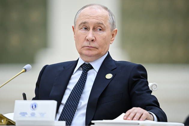 TURKMENISTAN, BALKAN PROVINCE - OCTOBER 9, 2026: Russia s President Vladimir Putin attends the Caspian Ecological Summit Turkmenistan  - ZUMAt113 20261009_zaa_t113_462 Copyright: xSergeixBobylevx