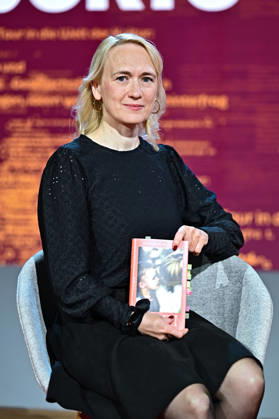 Frankfurter Buchmesse 2026. Schriftstellerin Anousch Mueller am 09.10.2026 auf der Frankfurter Buchmesse. 20261009MWI154262