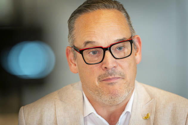 Martin Reichard EUR, Deutschland, Berlin, 09.10.2026: Martin Reichard (AfD) im Interview zur Absage von BMW - der AfD in Sachsen-Anhalt keine Fahrzeuge zu leasen.