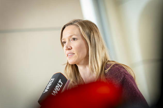 Ottilie Klein EUR, Deutschland, Berlin, 09.10.2026: Ottilie Klein (CDU) gibt ein Interview im Deutschen Bundestag zu aktuellen Themen zu den anstehenden Reformen.