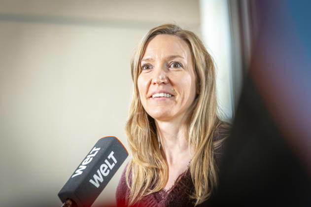 Ottilie Klein EUR, Deutschland, Berlin, 09.10.2026: Ottilie Klein (CDU) gibt ein Interview im Deutschen Bundestag zu aktuellen Themen zu den anstehenden Reformen.