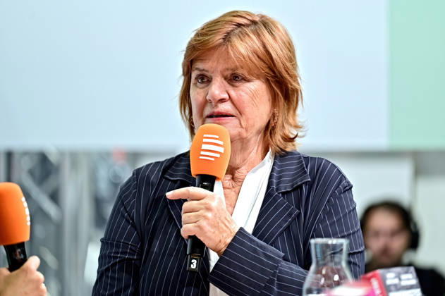 Frankfurter Buchmesse 2026. Autorin Christine Westermann am 09.10.2026 auf der Frankfurter Buchmesse. 20261009MWI154053