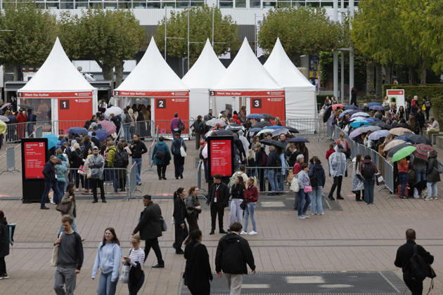 Frankfurt Impressionen 09.10.2026 Die 78. Frankfurter Buchmesse öffnet heute die Tore für alle Besucher - Anlaufstelle Meet the Author Frankfurt (Main) Hessen Deutschland