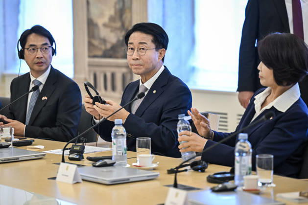 Croatian PM Plenkovic meets South Korean parliament speaker Croatian Prime Minister Andrej Plenkovic met with Cho Jeong-sik, Speaker of the National Assembly of the Republic of Korea, at the Banski dvori government headquarters in Zagreb, Croatia on October 9, 2026. NevaxZganec PIXSELL