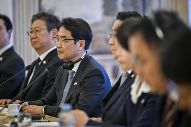 Croatian PM Plenkovic meets South Korean parliament speaker Croatian Prime Minister Andrej Plenkovic met with Cho Jeong-sik, Speaker of the National Assembly of the Republic of Korea, at the Banski dvori government headquarters in Zagreb, Croatia on October 9, 2026.  NevaxZganec PIXSELL
