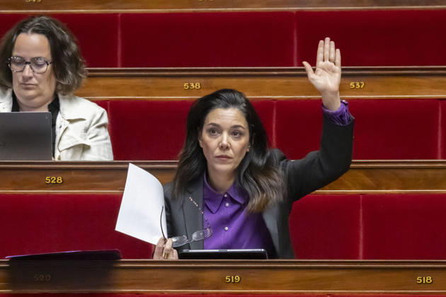 Paris, France le 9 Octobre, 2026 - Examen en seance a l assemblee nationale de la proposition de loi apportant une reponse integrale au phenomene des violences sexuelles et sexistes contre les femmes et les enfants - Sophia Chikirou POLITIQUE, ASSEMBLEE NATIONALE, EXAMEN DE LOI, LEGISLATIF, LOI INTEGRALE, VIOLENCES SEXUELLES  Copyright: xVincentxIsorex