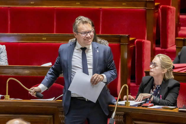 Paris, France le 9 Octobre, 2026 - Examen en seance a l assemblee nationale de la proposition de loi apportant une reponse integrale au phenomene des violences sexuelles et sexistes contre les femmes et les enfants - Guillaume Gouffier Valente POLITIQUE, ASSEMBLEE NATIONALE, EXAMEN DE LOI, LEGISLATIF, LOI INTEGRALE, VIOLENCES SEXUELLES  Copyright: xVincentxIsorex