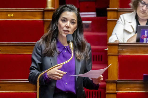Paris, France le 9 Octobre, 2026 - Examen en seance a l assemblee nationale de la proposition de loi apportant une reponse integrale au phenomene des violences sexuelles et sexistes contre les femmes et les enfants - Sophia Chikirou POLITIQUE, ASSEMBLEE NATIONALE, EXAMEN DE LOI, LEGISLATIF, LOI INTEGRALE, VIOLENCES SEXUELLES  Copyright: xVincentxIsorex