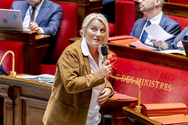 Paris, France le 9 Octobre, 2026 - Examen en seance a l assemblee nationale de la proposition de loi apportant une reponse integrale au phenomene des violences sexuelles et sexistes contre les femmes et les enfants - Stephanie Rist POLITIQUE, ASSEMBLEE NATIONALE, EXAMEN DE LOI, LEGISLATIF, LOI INTEGRALE, VIOLENCES SEXUELLES  Copyright: xVincentxIsorex