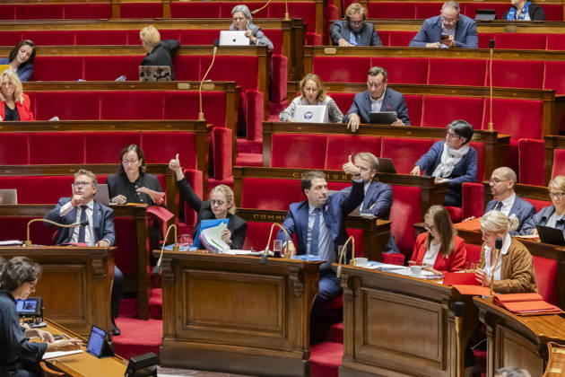 Paris, France le 9 Octobre, 2026 - Examen en seance a l assemblee nationale de la proposition de loi apportant une reponse integrale au phenomene des violences sexuelles et sexistes contre les femmes et les enfants - Guillaume Gouffier Valente, Celine Thiebault-Martinez, Christopher Weissberg, Stephanie Rist, Aurore Berge POLITIQUE, ASSEMBLEE NATIONALE, EXAMEN DE LOI, LEGISLATIF, LOI INTEGRALE, VIOLENCES SEXUELLES Copyright: xVincentxIsorex