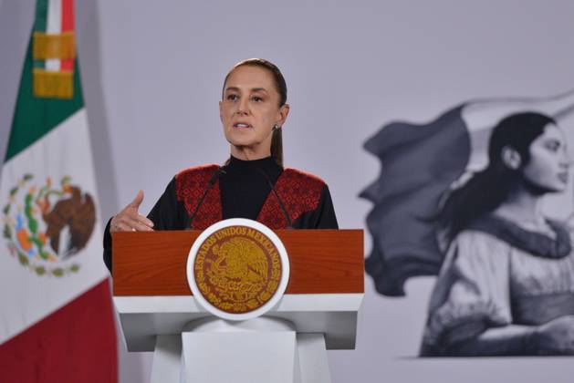 October 9, 2026: TO-45414-MEXICO , September 10, 2026. Mexican President Claudia Sheinbaum spoke about heavy rains in various states and national politics during the "People& 039;s Conference" at the National Palace in Mexico City. Clasos.com.mx - ZUMAcs4_ 20261009_faa_cs4_006 Copyright: xJavierxLiraxOterox