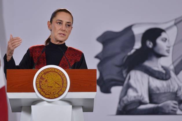 October 9, 2026: TO-45414-MEXICO , September 10, 2026. Mexican President Claudia Sheinbaum spoke about heavy rains in various states and national politics during the "People& 039;s Conference" at the National Palace in Mexico City. Clasos.com.mx - ZUMAcs4_ 20261009_faa_cs4_010 Copyright: xJavierxLiraxOterox