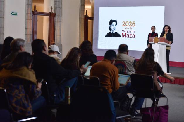 October 9, 2026: TO-45414-MEXICO , September 10, 2026. Luisa Mar& xed;a Alcalde, Legal Counsel to the Mexican Federal Executive, spoke about digital laws and national policy during the "People& 039;s Conference" at the National Palace in Mexico City. Clasos.com.mx. - ZUMAcs4_ 20261009_faa_cs4_027 Copyright: xJavierxLiraxOterox