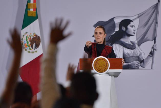October 9, 2026: TO-45414-MEXICO , September 10, 2026. Mexican President Claudia Sheinbaum spoke about heavy rains in various states and national politics during the "People& 039;s Conference" at the National Palace in Mexico City. Clasos.com.mx - ZUMAcs4_ 20261009_faa_cs4_045 Copyright: xJavierxLiraxOterox