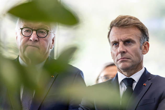 Emmanuel Macron, President of the French Republic, and Frank-Walter Steinmeier, Federal President of Germany, visit the Franco-German company The Exploration Company in Le Haillan, on October 9, 2026, during the German president’s visit to France. Margot Le Gonidec Pool, Bestimage. French President Emmanuel Macron and German President Frank-Walter Steinmeier visit The Exploration Company, a Franco-German space company in Le Haillan, Gironde, France, on October 9, 2026. Le Haillan, France  Copyright: xMargotxLexGonidecx xPoolx xBestimagexMargotxLexGonidecx xPoolx xBestimagex