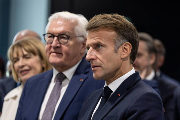 Emmanuel Macron, President of the French Republic, and Frank-Walter Steinmeier, Federal President of Germany, visited the Franco-German company The Exploration Company in Le Haillan, on October 9, 2026, during the German president’s visit to France. Margot Le Gonidec Pool, Bestimage. French President Emmanuel Macron and German President Frank-Walter Steinmeier visit The Exploration Company, a Franco-German space company in Le Haillan, Gironde, France, on October 9, 2026. Le Haillan, France  Copyright: xMargotxLexGonidecx xPoolx xBestimagexMargotxLexGonidecx xPoolx xBestimagex