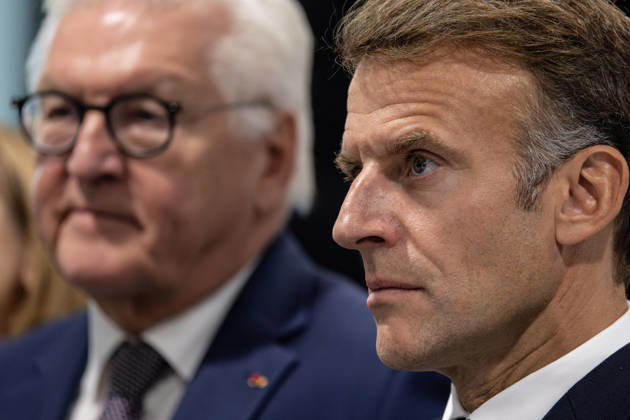 Emmanuel Macron, President of the French Republic, and Frank-Walter Steinmeier, Federal President of Germany, visited the Franco-German company The Exploration Company in Le Haillan, on October 9, 2026, during the German president’s visit to France. Margot Le Gonidec Pool, Bestimage. French President Emmanuel Macron and German President Frank-Walter Steinmeier visit The Exploration Company, a Franco-German space company in Le Haillan, Gironde, France, on October 9, 2026. Le Haillan, France  Copyright: xMargotxLexGonidecx xPoolx xBestimagexMargotxLexGonidecx xPoolx xBestimagex