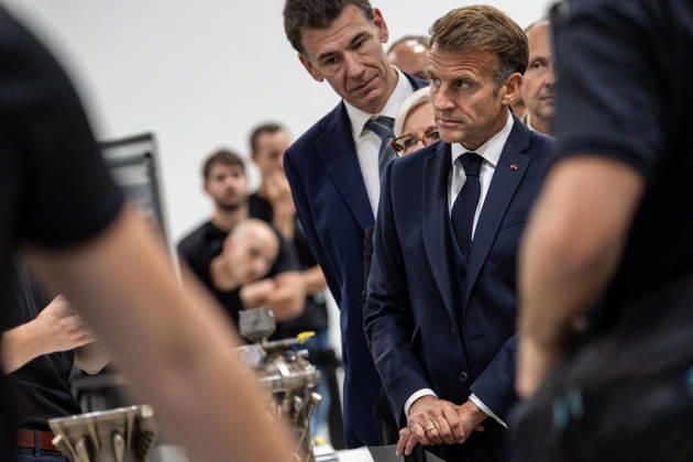 Emmanuel Macron, President of the French Republic, and Frank-Walter Steinmeier, Federal President of Germany, visited the Franco-German company The Exploration Company in Le Haillan, on October 9, 2026, during the German president’s visit to France. Margot Le Gonidec Pool, Bestimage. French President Emmanuel Macron and German President Frank-Walter Steinmeier visit The Exploration Company, a Franco-German space company in Le Haillan, Gironde, France, on October 9, 2026. Le Haillan, France  Copyright: xMargotxLexGonidecx xPoolx xBestimagexMargotxLexGonidecx xPoolx xBestimagex