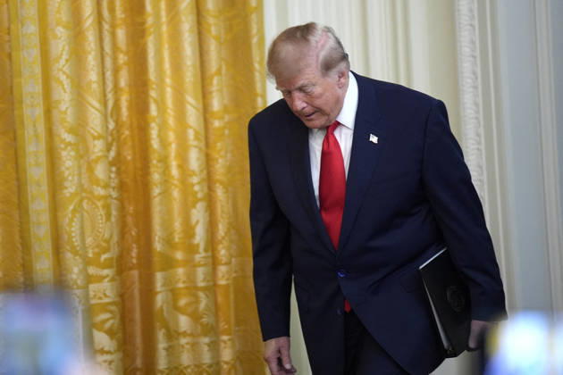 US President Donald Trump Gives Remarks - Washington DC in Washington on October 9, 2026. Washington DC United States Copyright: xGripasxYuri ABACAx