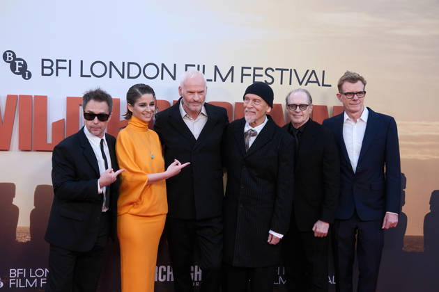 Wild Horse Nine gala screening, BFI Southbank, London, UK, 09 October 2026 Sam Rockwell, Mariana Di Girolamo, Martin McDonagh, John Malkovich, Steve Buscemi and Graham Broadbent at the gala screening of Wild Horse Nine, BFI Southbank, London, UK, 09 October 2026., Credit:Julie Edwards Avalon United Kingdom, London  Copyright: xJuliexEdwardsx xAvalonx 1141810632