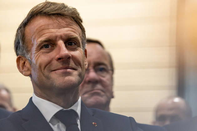 French President Emmanuel Macron and German President Frank Walter Steinmeier visit the Laser Mégajoule research facility operated by the French Alternative Energies and Atomic Energy Commission (CEA). The facility is part of France’s nuclear deterrence simulation program, located in Le Barp, France, on October 9, 2026. Margot Le Gonidec, Pool Bestimage, Le Barp, France  Copyright: xMargotxLexGonidecx xPoolx xBestimagexMargotxLexGonidecx xPoolx xBestimagex