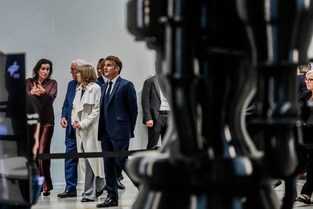STATE VISIT BY MR. FRANK WALTER STEINMEIER, PRESIDENT OF THE FEDERAL REPUBLIC OF GERMANY, ACCOMPANIED BY THE PRESIDENT OF THE FRENCH REPUBLIC, EMMANUEL MACRON. PHOTO: PQR SUD OUEST, GUILLAUME BONNAUD Bordeaux, October 9, 2026, in Gironde. STATE VISIT BY MR. FRANK WALTER STEINMEIER, PRESIDENT OF THE FEDERAL REPUBLIC OF GERMANY, ACCOMPANIED BY THE PRESIDENT OF THE FRENCH REPUBLIC, EMMANUEL MACRONEMMANUEL MACRON, PRESIDENT OF THE FRENCH REPUBLIC, PHOTO BY GUILLAUME BONNAUD AT THE SITE OF THE EXPLORATION COMPANY’S NYX SPACE CAPSULE State visit by Frank-Walter Steinmeier, President of the Federal Republic of Germany, accompanied by President Emmanuel Macron in Bordeaux on October 9, 2026, Bordeaux, Gironde, France Copyright: xPHOTOPQR SUDxOUEST MAXPPPxGUILLAUMExBONNAUDx 20261009SDO3008 20261009SDO3008