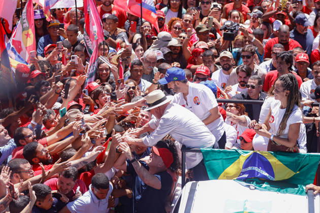 BRASiLIA, DF - 09.10.2026: ATO DE LULA EM BRASiLIA - President Lula resumes campaign events after the first round of elections, in Ceilândia (DF). x3027371x JoaoxPedroxCarvalho