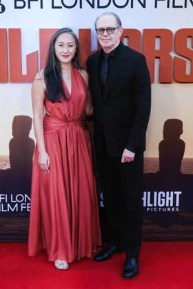 Premiere Of Wild Horse Nine on Friday 9 October 2026 Karen Ho And Steve Buscemi attends the red carpet for Premiere Of Wild Horse Nine screening during the London Film Festival 2026 on Friday 9 October 2026 at Royal Festival Hall, London. ., Credit:Julie Edwards Avalon Copyright: xJuliexEdwardsx xAvalonx 1141826590
