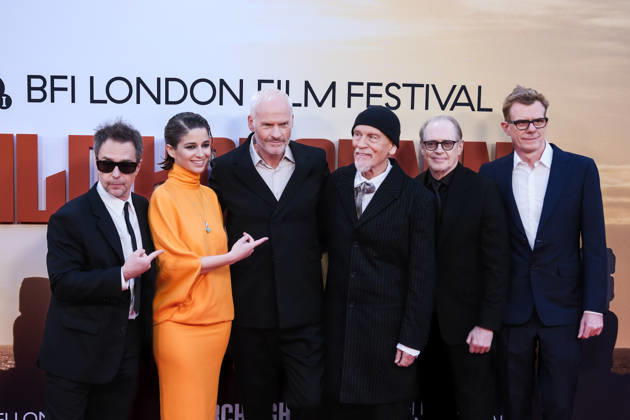Premiere Of Wild Horse Nine on Friday 9 October 2026 Sam Rockwell, Mariana Di Girolamo, Martin Mcdonagh, John Malkovich, Steve Buscemi, Graham Broadbent attends the red carpet for Premiere Of Wild Horse Nine screening during the London Film Festival 2026 on Friday 9 October 2026 at Royal Festival Hall, London. ., Credit:Julie Edwards Avalon  Copyright: xJuliexEdwardsx xAvalonx 1141826721