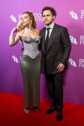 October 9, 2026, London, United Kingdom: Florence Pugh and Finn Cole attend In The Shadows Screening during the 70th BFI London Film Festival at Vue West End.Cast and guests attend In The Shadows Screening during the 70th BFI London Film Festival at Vue West End , London London United Kingdom - ZUMAs197 20261009_aaa_s197_115 Copyright: xPhilxLewisx