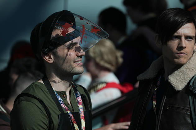 October 9, 2026, New York, New York, USA: Scenes of people in cosplay at the 2026 New York Comic Con at the Javits Center on October 9, 2026 in New York. New York USA - ZUMAb148 20261009_zap_b148_076 Copyright: xBryanxSmithx
