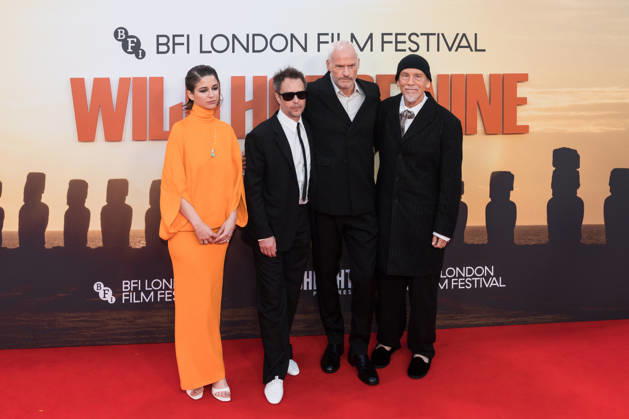 Wild Horse Nine Premiere at BFI London Film Festival LONDON, UNITED KINGDOM - OCTOBER 09: Mariana Di Girolamo, Sam Rockwell, Martin McDonagh and John Malkovich attend the premiere of Wild Horse Nine during the 70th BFI London Film Festival at the Royal Festival Hall in London, United Kingdom on October 09, 2026. Wiktor Szymanowicz Anadolu London United Kingdom. Editorial use only. Please get in touch for any other usage. Copyright: x2026xAnadoluxWiktorxSzymanowiczx
