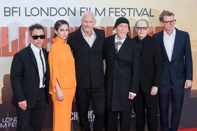 Wild Horse Nine Premiere at BFI London Film Festival LONDON, UNITED KINGDOM - OCTOBER 09: (L-R) Sam Rockwell, Mariana Di Girolamo, Martin McDonagh, John Malkovich, Steve Buscemi and Graham Broadbent attend the premiere of Wild Horse Nine during the 70th BFI London Film Festival at the Royal Festival Hall in London, United Kingdom on October 09, 2026. Wiktor Szymanowicz Anadolu London United Kingdom. Editorial use only. Please get in touch for any other usage.  Copyright: x2026xAnadoluxWiktorxSzymanowiczx