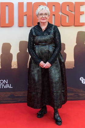 Wild Horse Nine Premiere at BFI London Film Festival LONDON, UNITED KINGDOM - OCTOBER 09: Eimer Ni Mhaoldomhnaigh attends the premiere of Wild Horse Nine during the 70th BFI London Film Festival at the Royal Festival Hall in London, United Kingdom on October 09, 2026. Wiktor Szymanowicz Anadolu London United Kingdom. Editorial use only. Please get in touch for any other usage.  Copyright: x2026xAnadoluxWiktorxSzymanowiczx