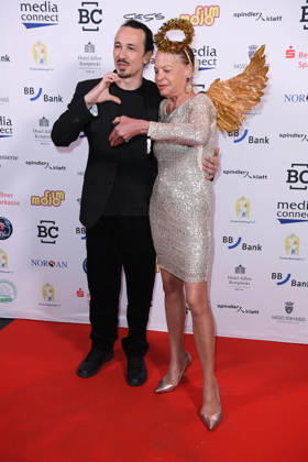 Marvin Herzsprung (Sohn von Bernd Herzsprung), Barbara Engel bei der KINDERSCHUTZENGEL E.V. GALA 2026 im Spindler & Klatt in Berlin am 09.10.2026
