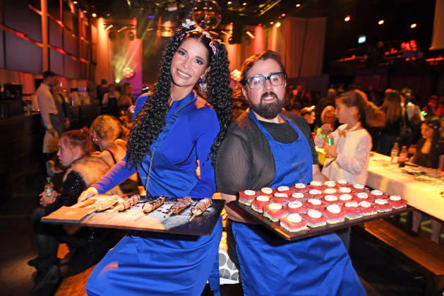 Micaela Schäfer, Steven Preisner bei der KINDERSCHUTZENGEL E.V. GALA 2026 im Spindler & Klatt in Berlin am 09.10.2026