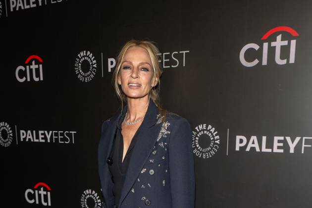 October 9, 2026, New York, New York, United States: Uma Thurman attends.Paramount+ s Dexter: Resurrection and Dexter Franchise 20th Anniversary screening during PaleyFest NY 2026 at The Paley Museum on October 09, 2026 in New York City. New York United States  - ZUMAs197 20261009_aaa_s197_346 Copyright: xRonxAdarx