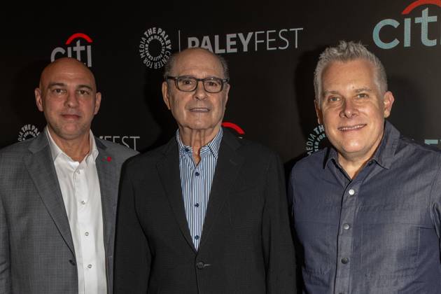 October 9, 2026, New York, New York, United States: (L-R) Marcos Siega, Clyde Phillips and Scott Reynolds attend.Paramount+ s Dexter: Resurrection and Dexter Franchise 20th Anniversary screening during PaleyFest NY 2026 at The Paley Museum on October 09, 2026 in New York City. New York United States - ZUMAs197 20261009_aaa_s197_348 Copyright: xRonxAdarx