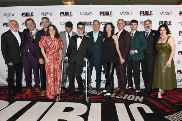 Michael Cristofer, Oskar Eustis, Jonathan Raviv, Artemis Pebdani, Danny Sharron, Ryan J. Haddad, Tim Bagley, Beth Malone, Nael Nacer, Nicholas Barron, Doug Shapiro, Sherz Aletaha at arrivals for GOOD TIME CHARLIE Opening Night, The Public Theater, New York, NY, October 09, 2026. Photo By: Quoin Pics Everett Collection GOOD TIME CHARLIE Opening Night PUBLICATIONXNOTxINxCANxCHNxFRAxITAxJPNxNORxPOLxRUSxESPxUKxUSA