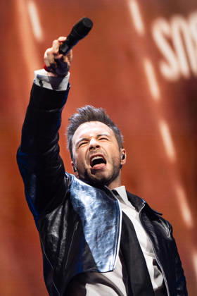 Shane Filan of Westlife performs at The O2, London as part of Westlife™s 25th Anniversary Tour on October 9, 2026. LONDON, ENGLAND - OCTOBER 9: Shane Filan of Westlife performs at The O2, London as part of Westlife™s 25th Anniversary Tour on October 9, 2026., Credit:Pupat Chenaksara Avalon UK, London  Copyright: xPupatxChenaksarax xAvalonx 1141878025