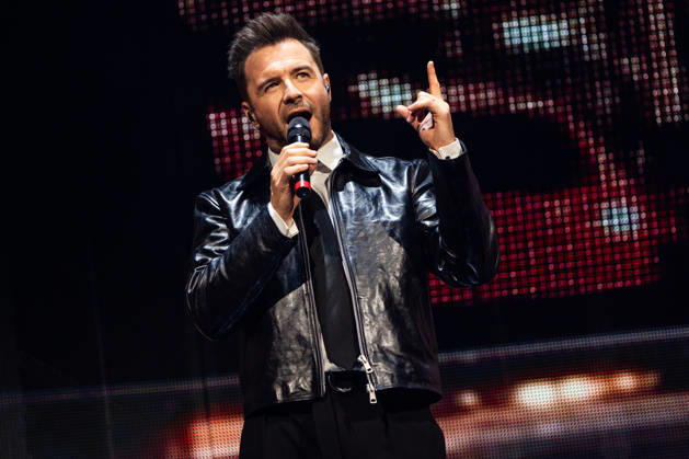 Shane Filan of Westlife performs at The O2, London as part of Westlife™s 25th Anniversary Tour on October 9, 2026. LONDON, ENGLAND - OCTOBER 9: Shane Filan of Westlife performs at The O2, London as part of Westlife™s 25th Anniversary Tour on October 9, 2026., Credit:Pupat Chenaksara Avalon UK, London  Copyright: xPupatxChenaksarax xAvalonx 1141878088