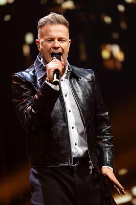 Nicky Byrne of Westlife performs at The O2, London as part of Westlife™s 25th Anniversary Tour on October 9, 2026. LONDON, ENGLAND - OCTOBER 9: Nicky Byrne of Westlife performs at The O2, London as part of Westlife™s 25th Anniversary Tour on October 9, 2026., Credit:Pupat Chenaksara Avalon UK, London  Copyright: xPupatxChenaksarax xAvalonx 1141878237