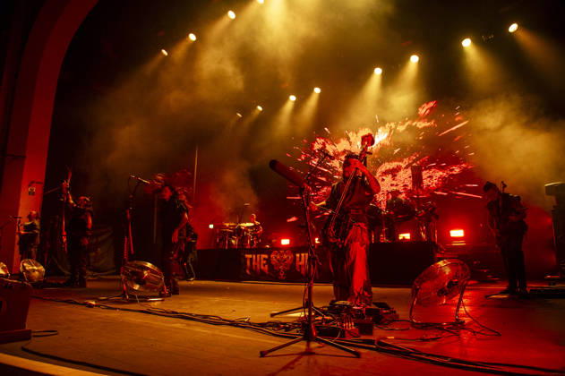 The Hu at O2 Academy Brixton 09 10 2026 Mongolian folk metal band The Hu perform live on stage at O2 Academy Brixton in London on 9th October 2026 as part of The Hu - Warrior Chant Tour., Credit:Zoran Veselinovic B4859 Avalon UK, London, O2 Academy Brixton  Copyright: xZoranxVeselinovicx xB4859x xAvalonx 1141923524