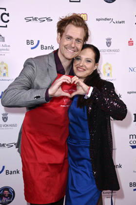 Johannes Heinrichs und Nadja Jo Klapper bei der Gala der Kinderschutzengel im Spindler & Klatt. Berlin, 09.10.2026