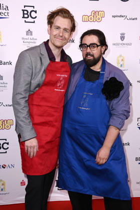 Johannes Heinrichs und Steven Preisner bei der Gala der Kinderschutzengel im Spindler & Klatt. Berlin, 09.10.2026